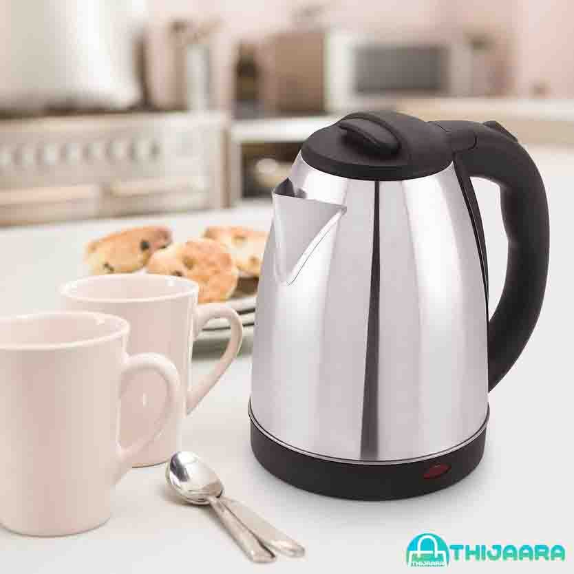 STAINLESS STEEL ELECTRIC KETTLE WITH LID - 2 L - THIJAARA.COM (8)